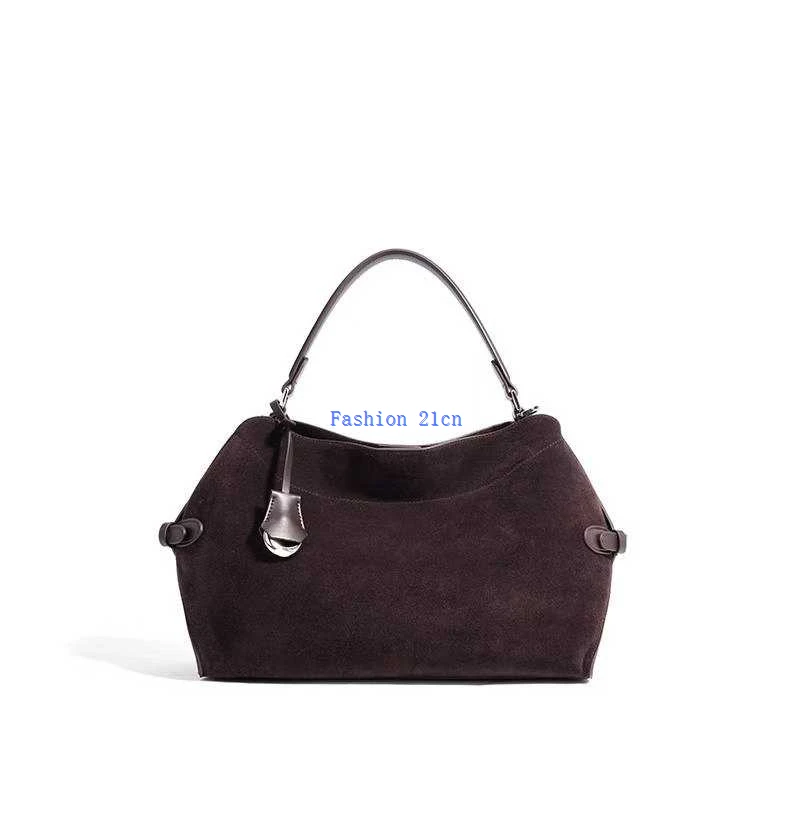 Premium New Suede Cowhide Women's Handbag factory
